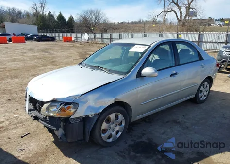 2008 Kia Spectra Ex z USA, uszkodzony, nr VIN KNAFE121485508829